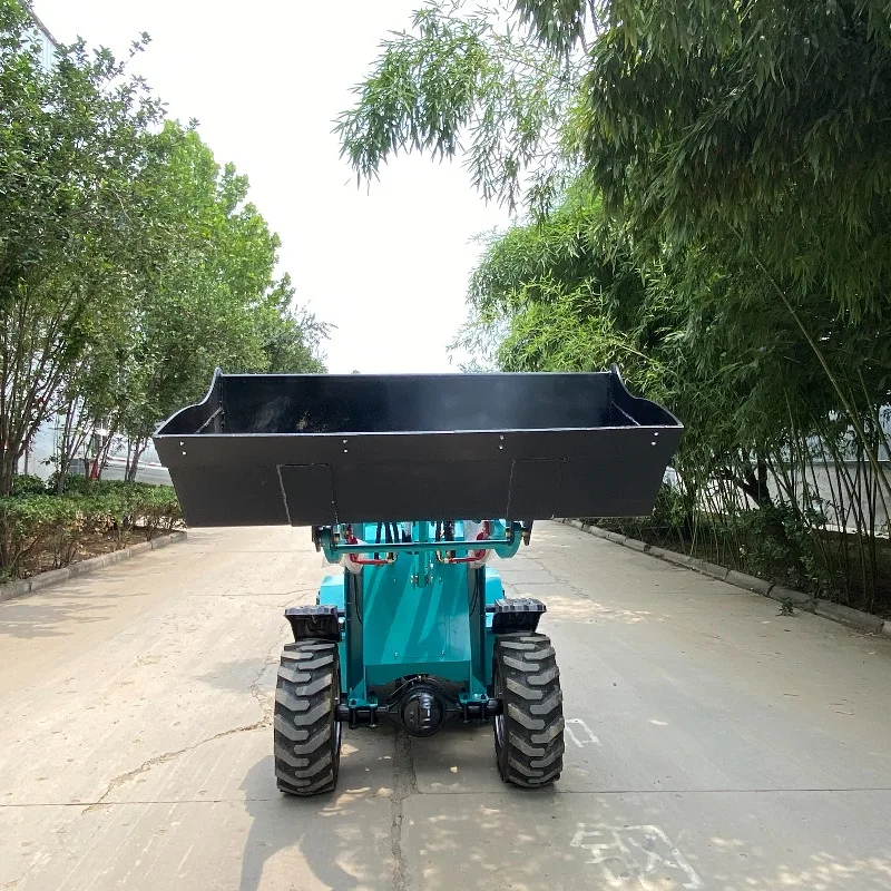 Mini Electric Backhoe Loader Tractor Telescopic Front