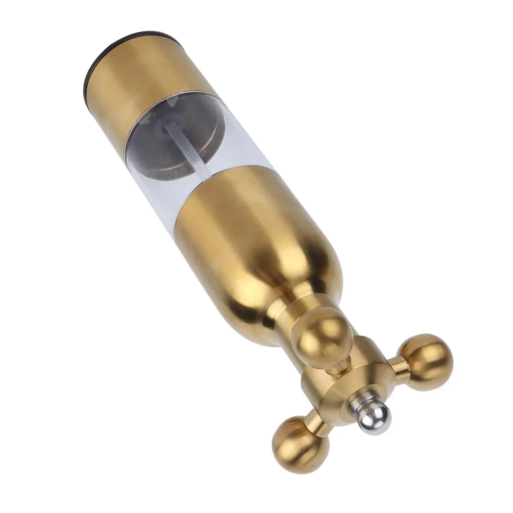 Stainless Steel Manual Pepper Grinder Manual Operation Refillable Salt and Pepper Grinder Gold Rose Gold Easy-Grip Pepper Mill