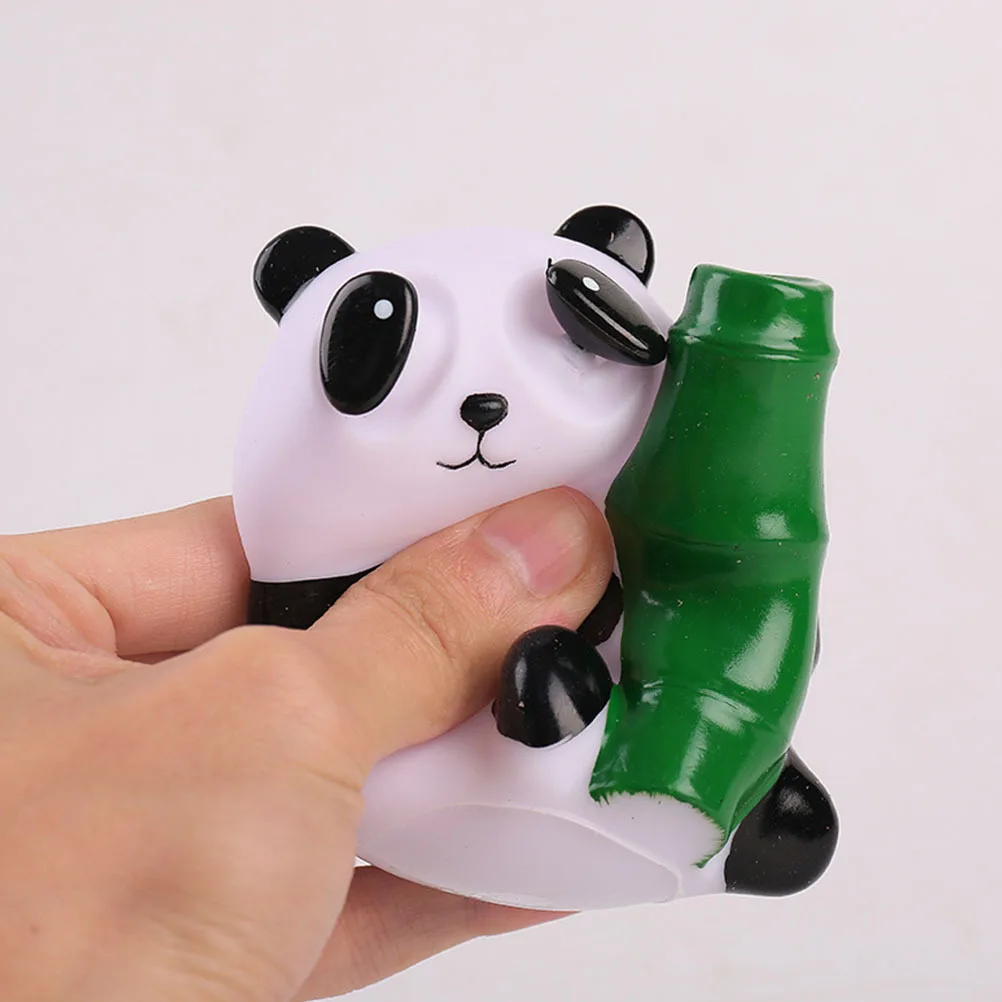 3 pièces en forme de Panda presser sensoriel soulagement du Stress Portable cadeaux de fête en forme de dessin animé soulagement du Stress jouet dessin animé presser jouets