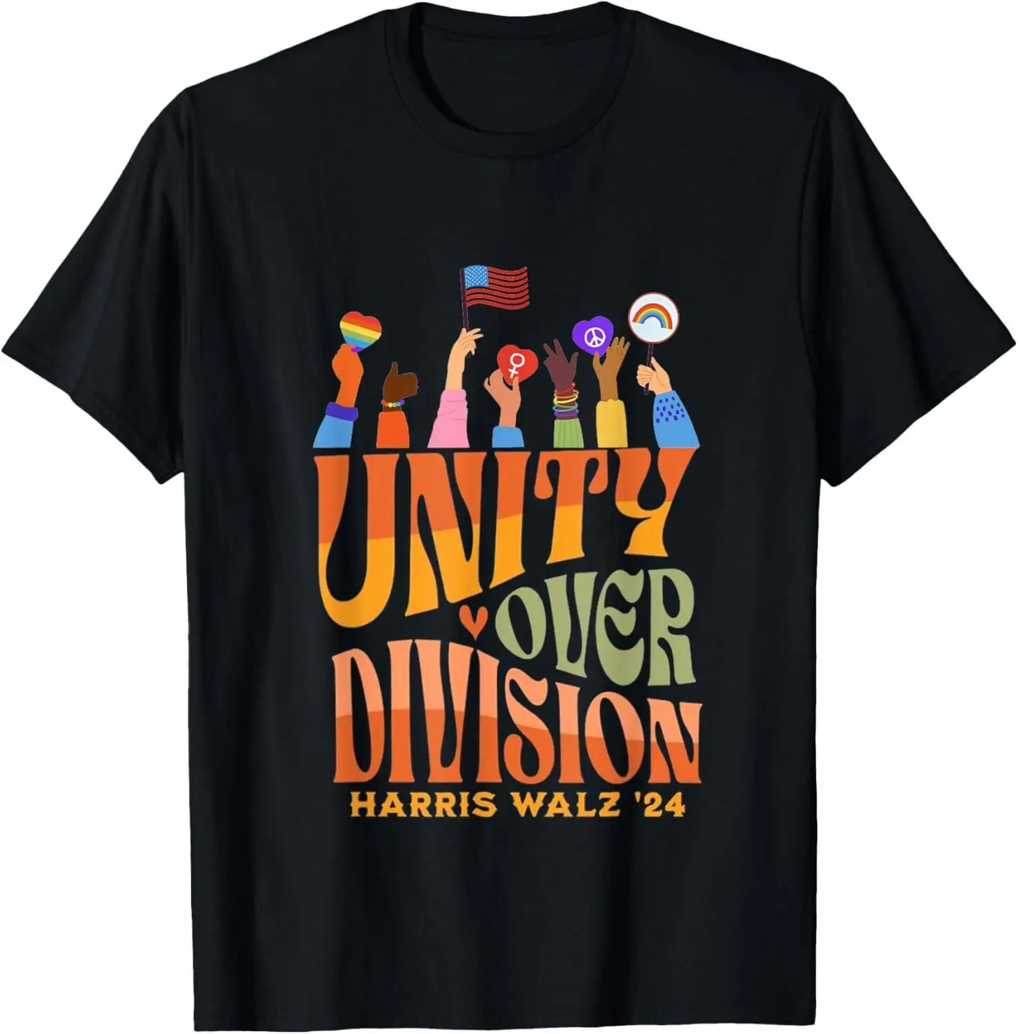 Harris Waltz 2024 Unity Over Division T-Shirt