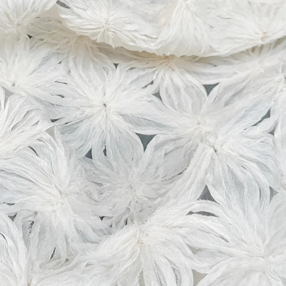 

Сетчатая ткань, платье, юбки, вышитая модная одежда, дизайнерские ткани для шитья своими руками, тканевый материал на метр