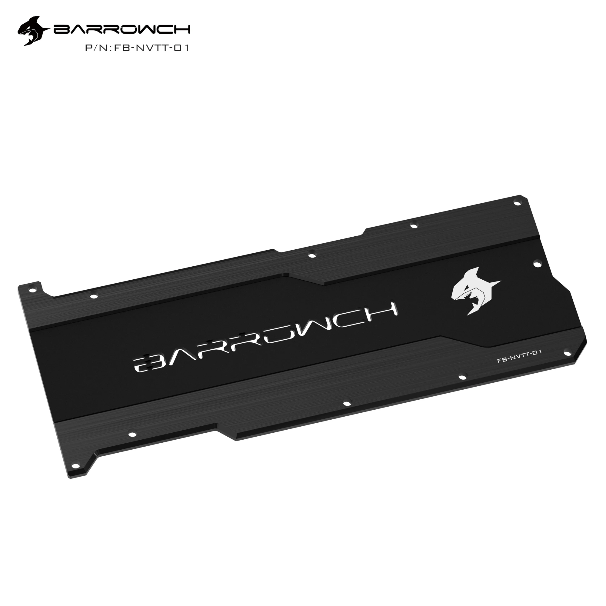 Barrowch FB-NVTT-01 Public Series RTX 2080Ti GPU Water Full-coverage Aluminum Alloy Backplane For Graphics Cards Hight Quality