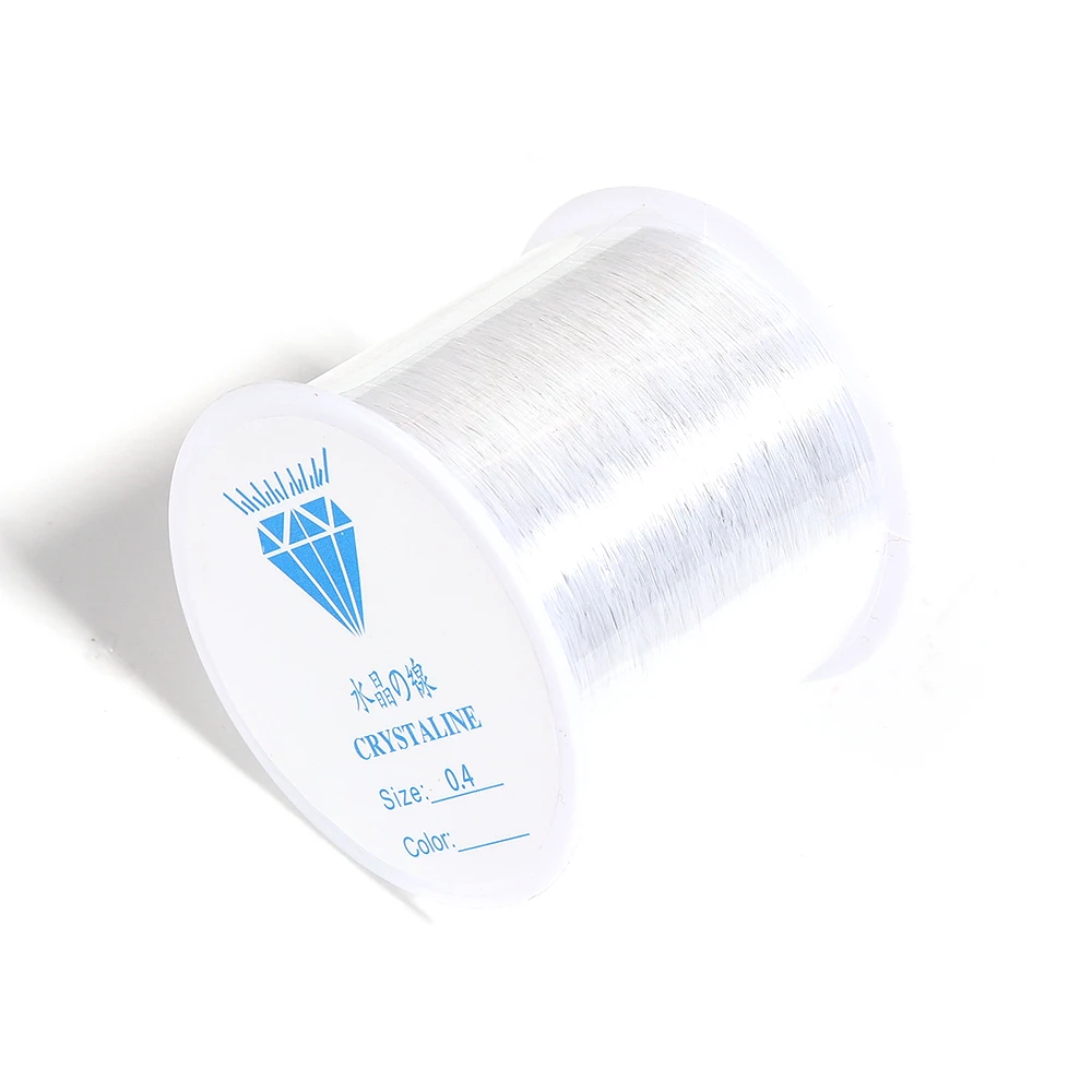 0.5-1.2mm Transparent Crystal Elastic Thread for DIY Jewellery Making