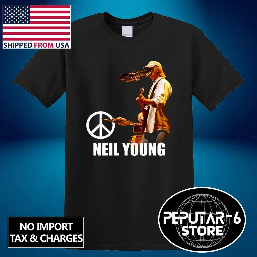 Neil Young Olodum Men's Black Size S-5XL