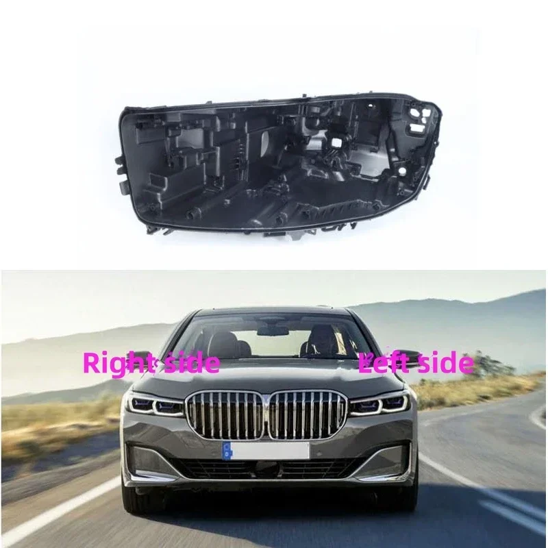 Headlight Base for BMW 7 Series 2019 2020 2021 2022 2023 2024 Headlamp House Car Rear Base Front Auto Headlight Back House