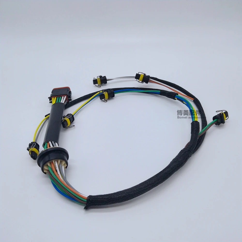 engine injector harness engine cylinder line assembly for Excavator 325C/325D/329 C7