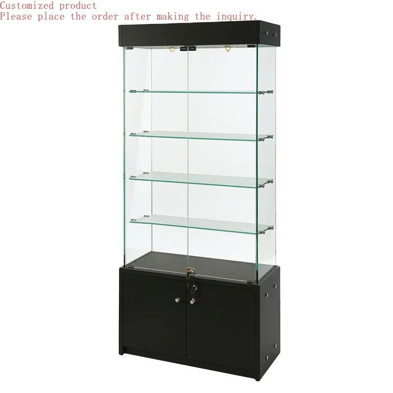 

Custom.Retail Commerical Glass Table showcase for Store Displays