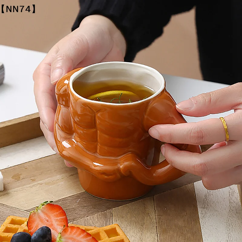 3D Cerami Mug Muscle Mug Coffee Mug Milk Mug Man Gym Trainer Office Household Creative Funny Water Cup New Year Birthday Gift[J]