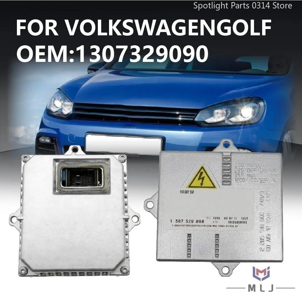 1307329090 1T0907391 10EEG050103 For VW Golf MK5 HID Xenon Ballast Control Module Unit D2S E46 E63 DRL Car Accessories