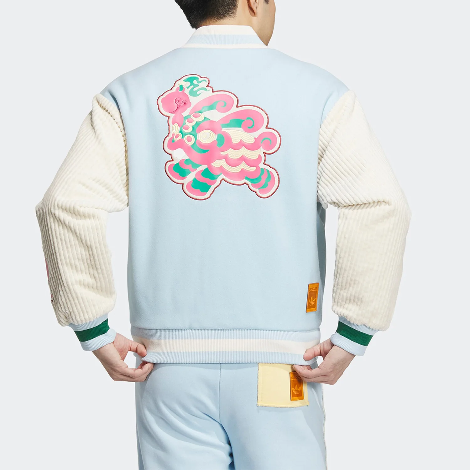 Adidas genuine SADNESS clover men's and women's sports jacket HY7248