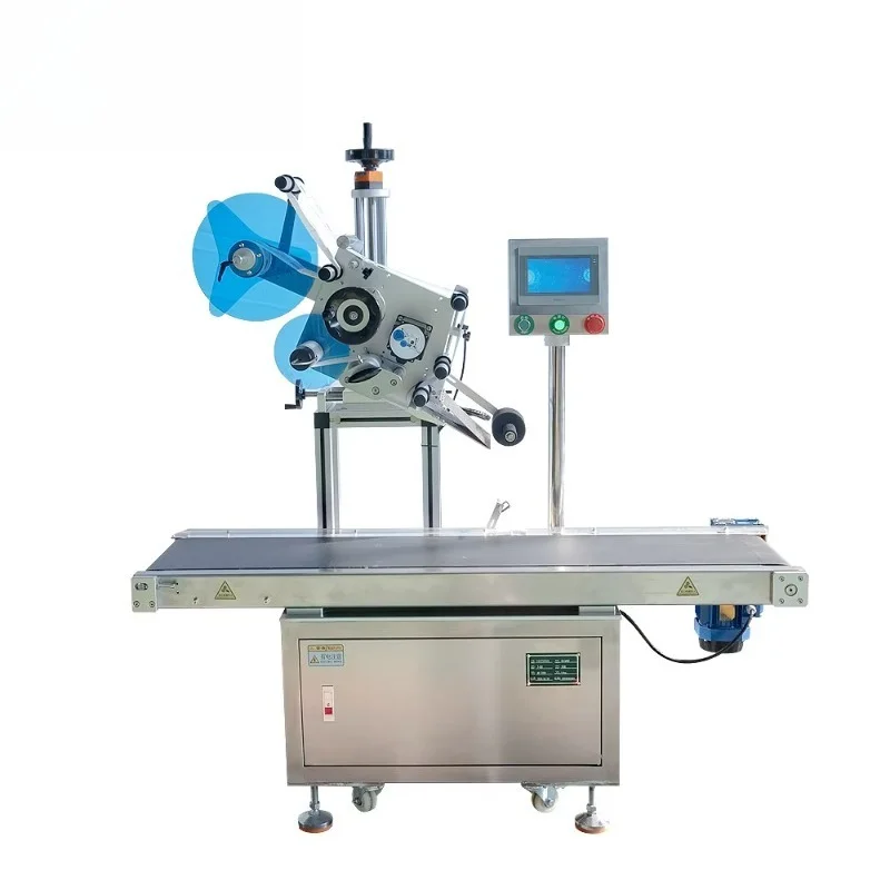 Customized High Quality Flat Sticker Labeling Machine for Food Beverage Packaging Plane Surface Label Applicator Equipment