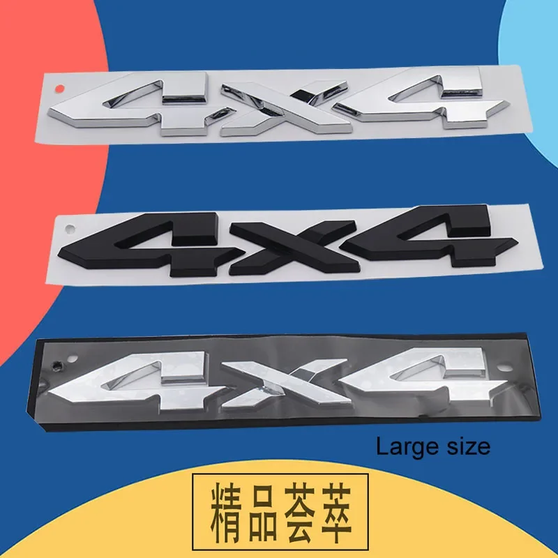 3D Premium 4X4 For Ram 1500 2500 3500 F150 car Fender trunk Rear Bonnet Nameplate Decal Emblem Badge Sticker