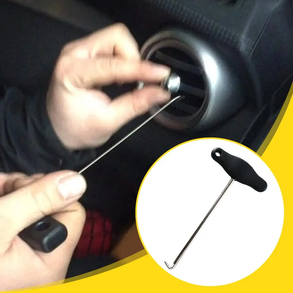 Pull-Out Hook For Mercedes-Benz Instrument Cluster Removal Pulling Hook T-Handle ToolExtractors Air Conditioning Port Clean Tool