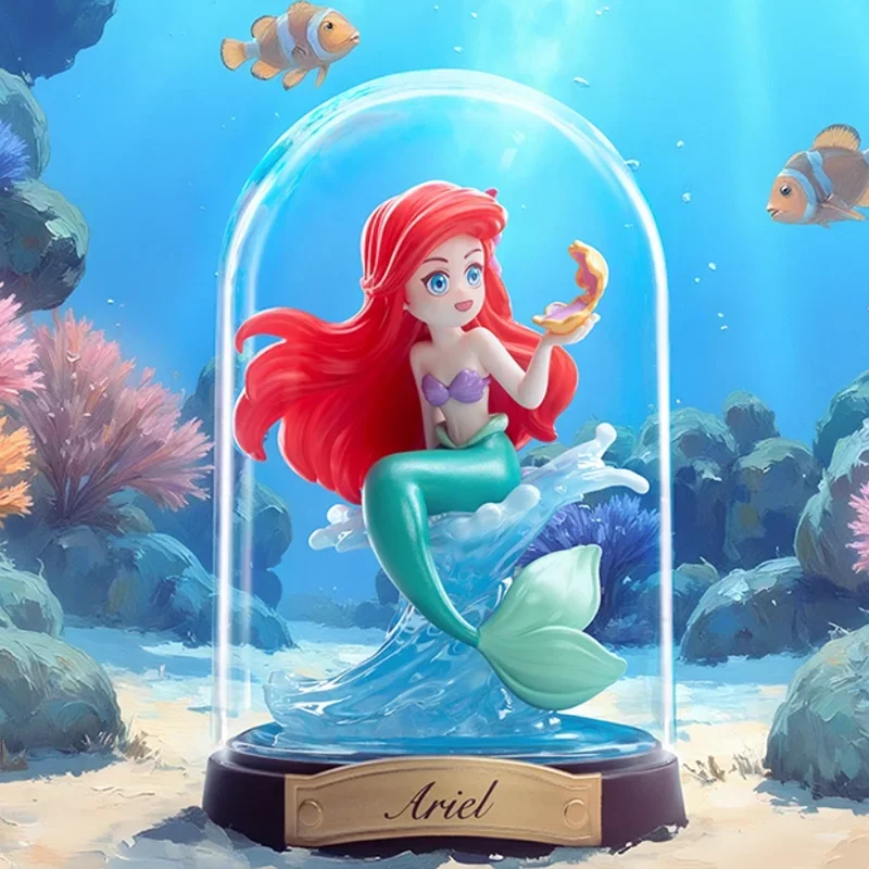 100% authentique POP MART Disney princesse créez votre monde boîte aveugle jouets mystère Anime figurine poupées décorations de bureau cadeau