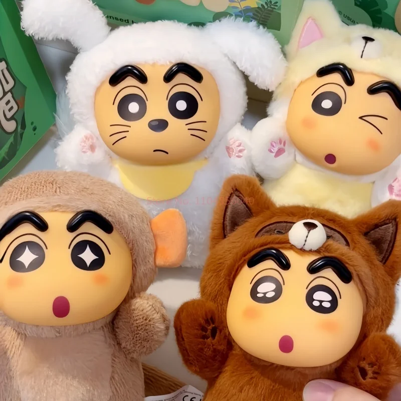 52Toys Crayon Shin Chan Big Tail Serie 2 Vinyl-Plüsch-Blindbox Trendige Spielzeuge Schlüsselanhänger Figurensammlung Geschenk für Erwachsene Sammler