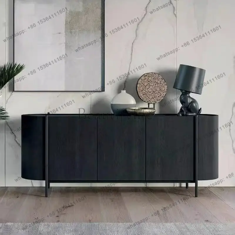 

Natural Retro Living Room Cabinets Black Cozy Narrow Corner Living Room Cabinets Luxury Decoration Mueble Salon Furniture Home