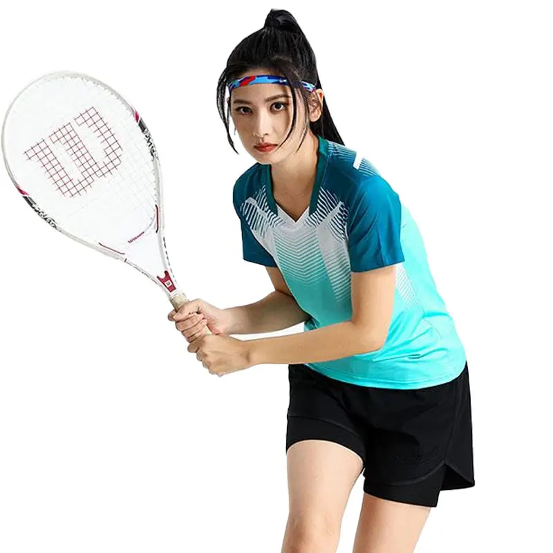 New Badminton Table Tennis T shirts Ping Pong Clothing Single Top Men Golf Gym Sports Training Jerseys Quick-dry Volleyball Tee