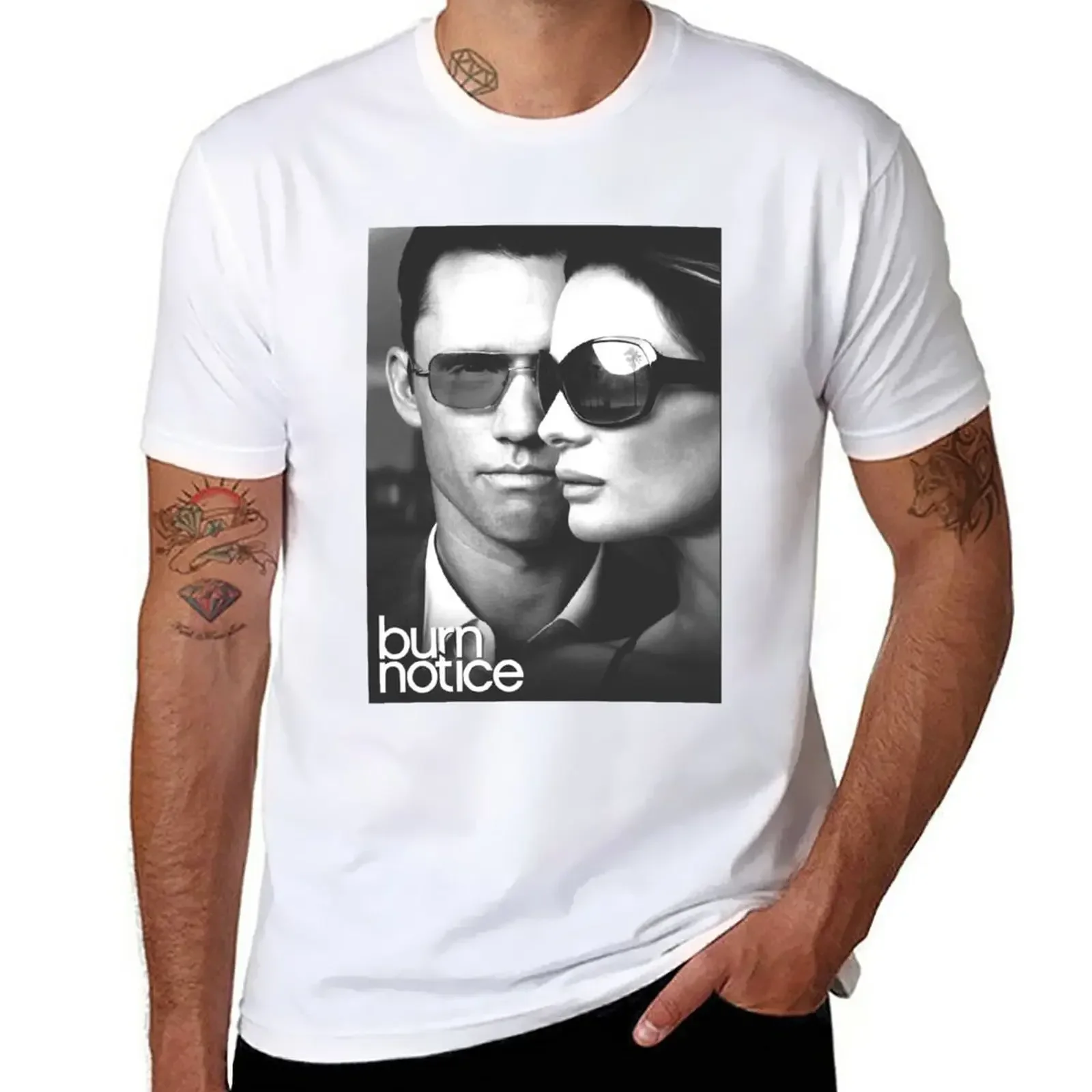 Burn Notice T-Shirt quick-drying shirts graphic Men's clothing