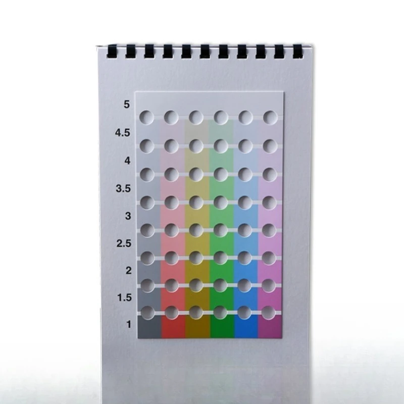 

Six-color nine-level, six-color nine-level card, nine-level rating color card.