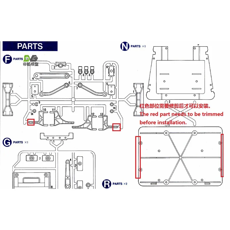 ไฟ LED ด้านข้างสําหรับ 1/14 Tamiya RC รถบรรทุกรถพ่วง Tipper 56301 King Hauler รถอะไหล่ DIY