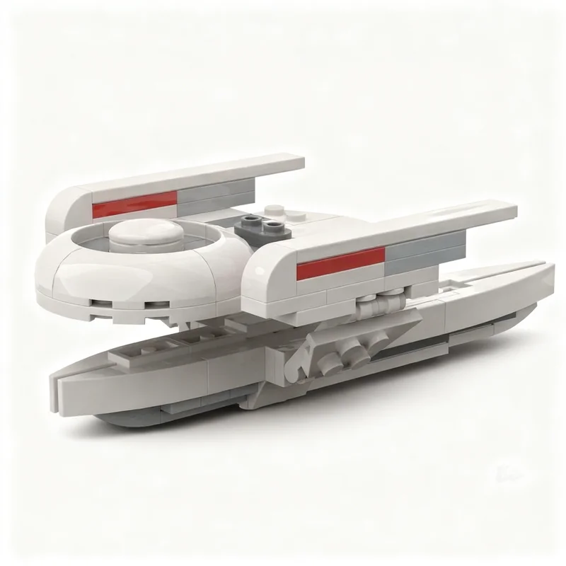 120pcs MOC Space Star Trek Oberth Class USS Pegasus Model Building Blocks Architecture Festival Gifts Toys Idea Education Brick view 5