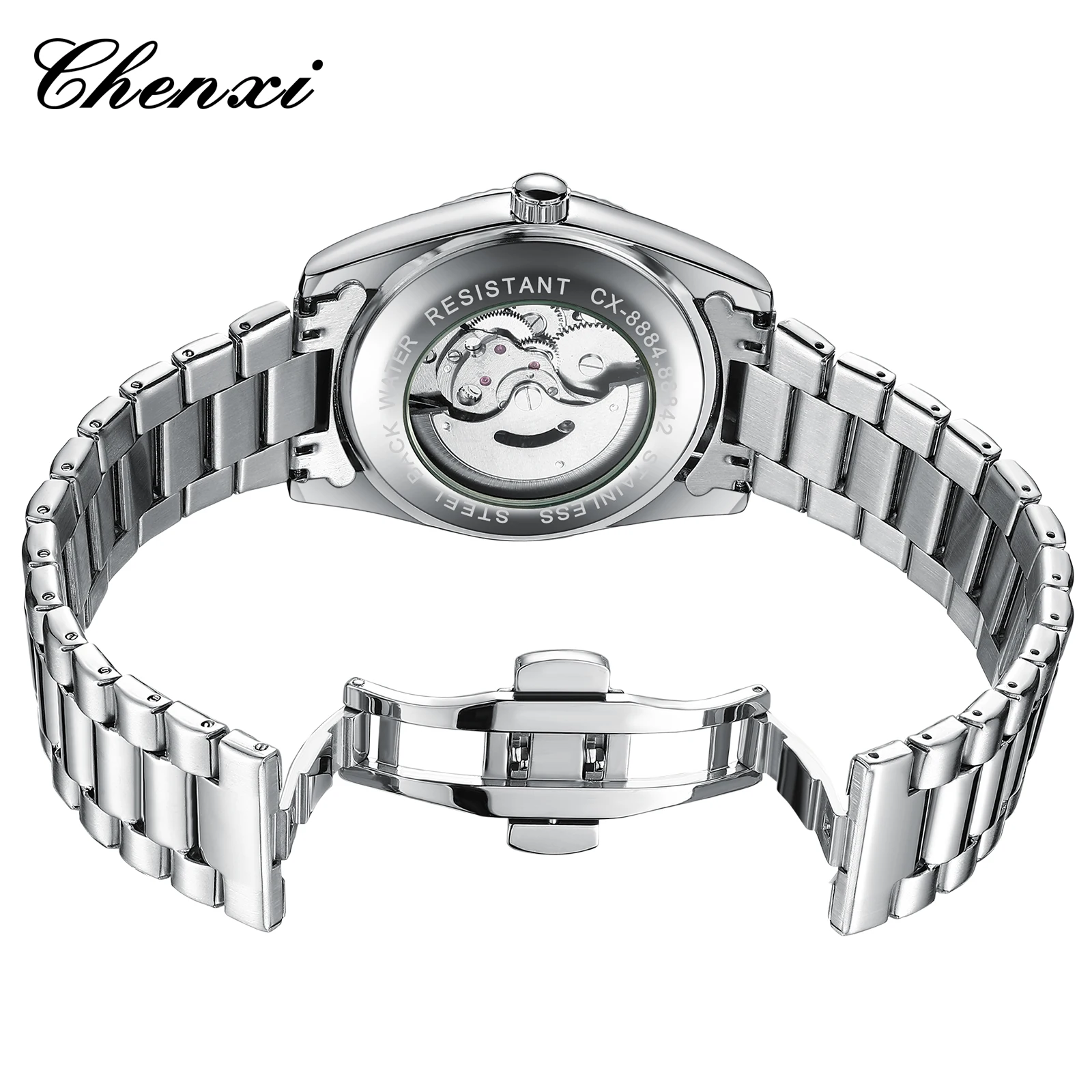 CHENXI 8884 Automatic Mechanical Wristwatches Clock Waterproof Watch Men Military Wristwatch Man reloj automático de hombre 2025
