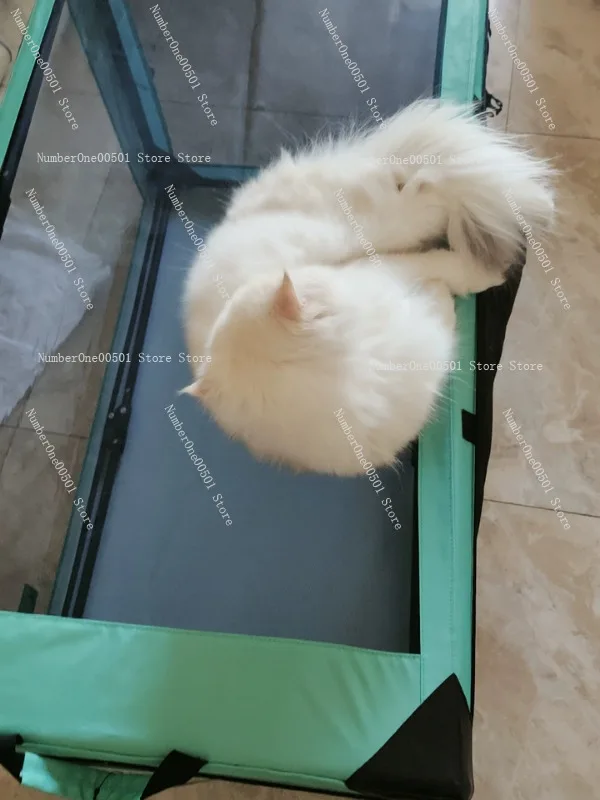 3.0 Transparent Foldable Cat House 4D Display Pet Cage Portable Cat Carrier for Travel Home