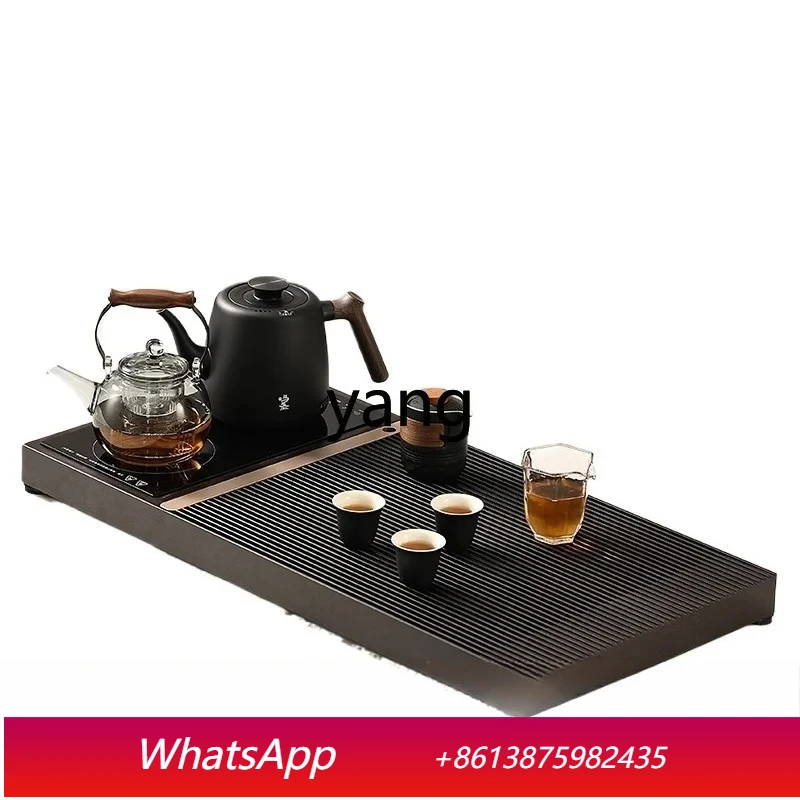 LTT tea tray embedded integrated kettle office home kung fu tea table set