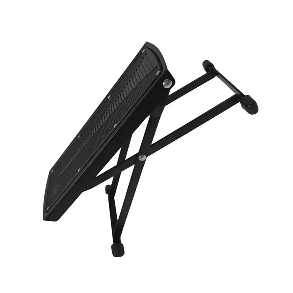 

Guitar Footstool 6-Gear Adjustable Height Non-Slip Rubber Metal Frame Sturdy Foldable For Guitar Accessories Pedal