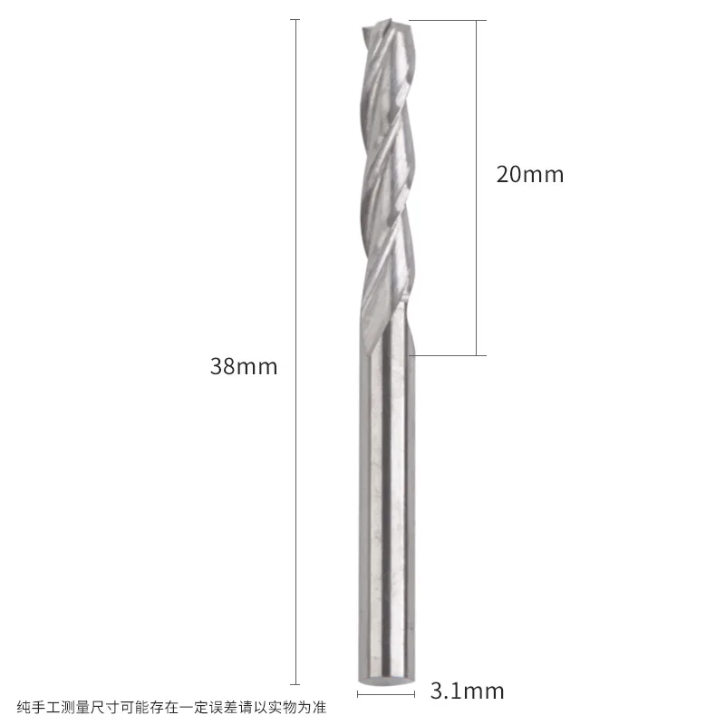 Cross border high speed steel 4241 straight shank twist drill hand electric drill acrylic perforated burr free engraving milling