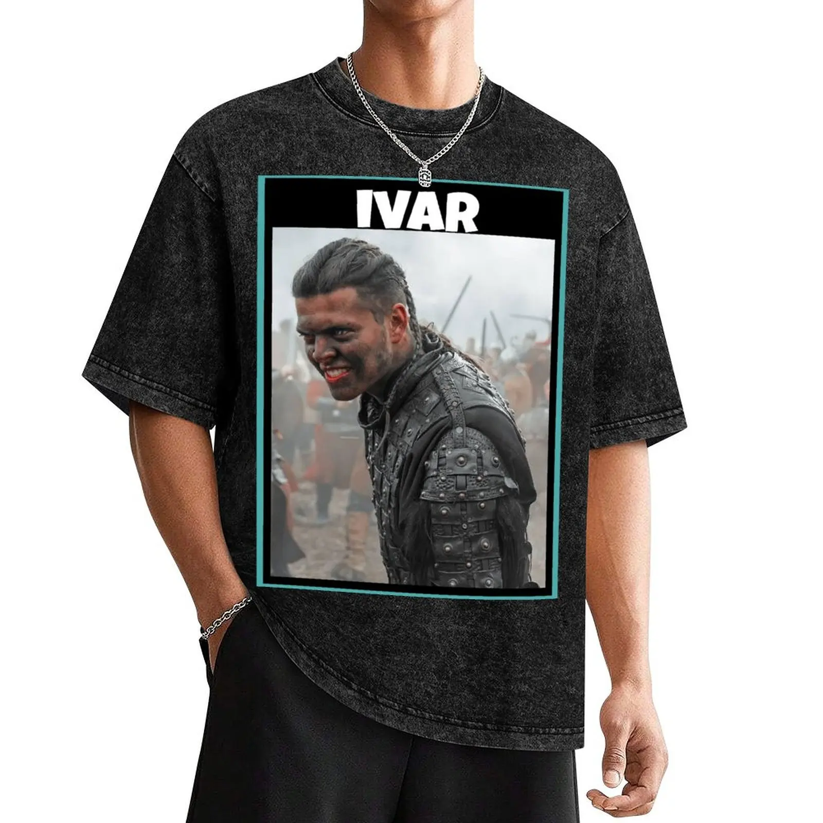 Vikings ivar series movies T-Shirt oversized hippie clothes Aesthetic clothing customs oversized t shirt men