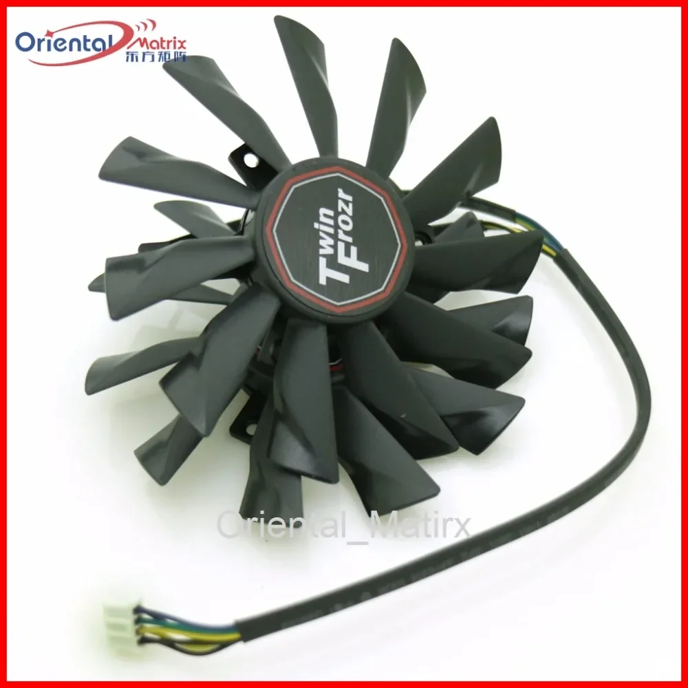 2pcs/lot PLD10010S12HH 12V 0.40A GPU Fan For MSI R7-260X R9-290X R9-280X R9-270X Twin Frozr Graphics Card Cooling Fan