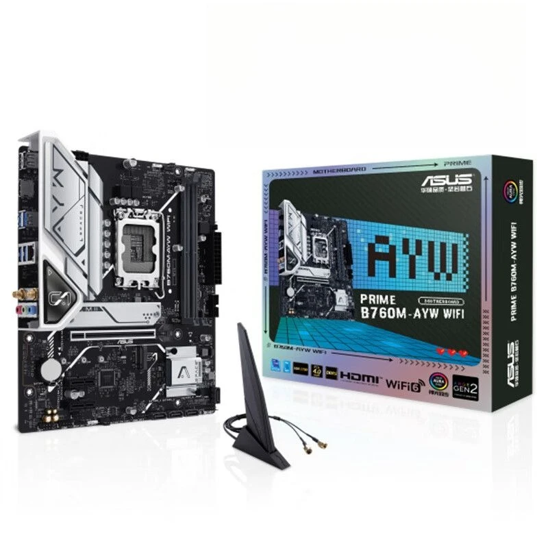 

I5 13490F box with B760M-AYW WIFI D5 main board CPU set