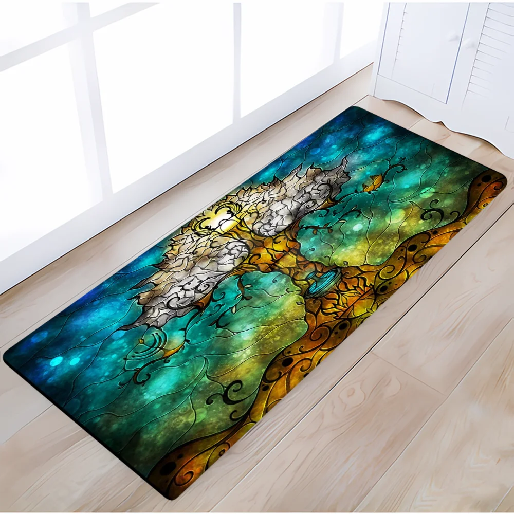 Kitchen Carpet for Home Entrance Mysterious Tree of Life Doormat Outdoor Rug Things to the House Living Room Mat Carpets Custom