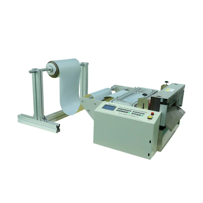 Automatic Rotary Cutter For Melt-blown Fabric Roll Cutting Non Woven Leather Thermal Paper Roll Strip Slitting Rewinding Machine