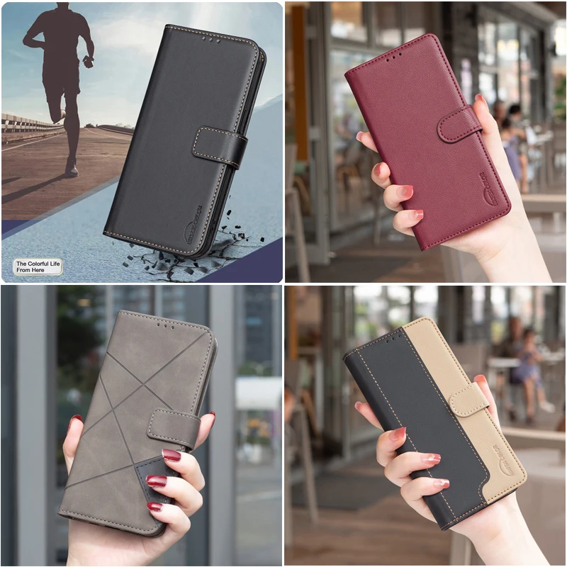 حافظة لهاتف سامسونج جالاكسي A36 حافظة لهاتف سامسونج A36 A 36 5G SM-A366B A366E حقائب حماية للهاتف من الجلد