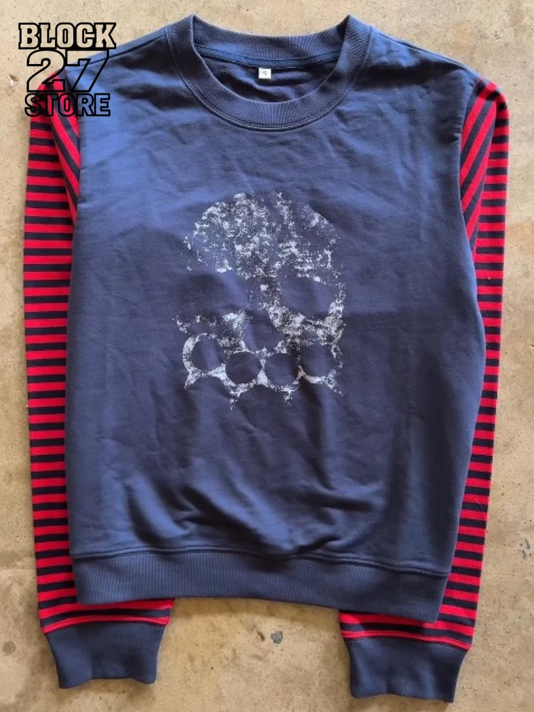 

Harajuku Letter Print Long Sleeve Shirt Men High Street Fashion Brand Casual Top Y2K Style Retro Trendy Autumn Winter Outfit New