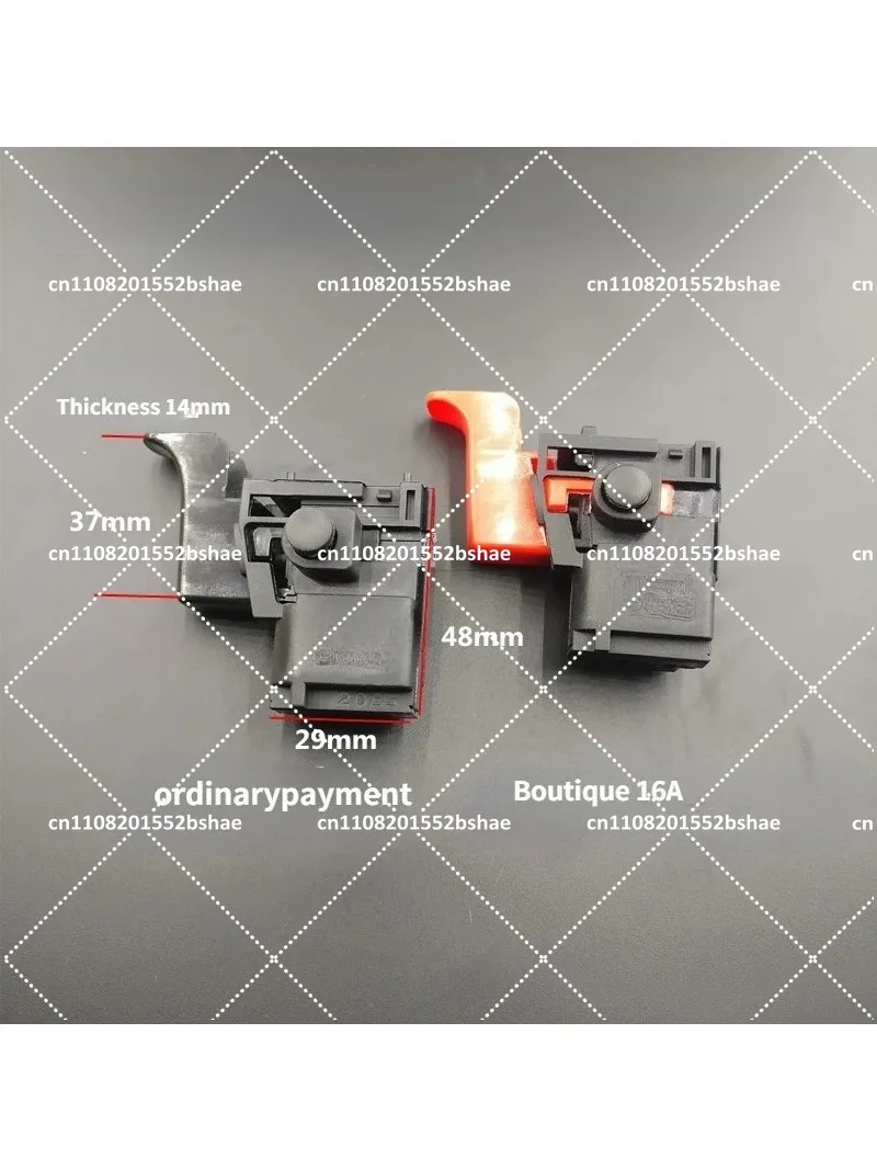 Electric Hammer Speed Switch, Hand Drill Speed Switch, Power Tool Replacement Switch for 20V 6.5V Drills