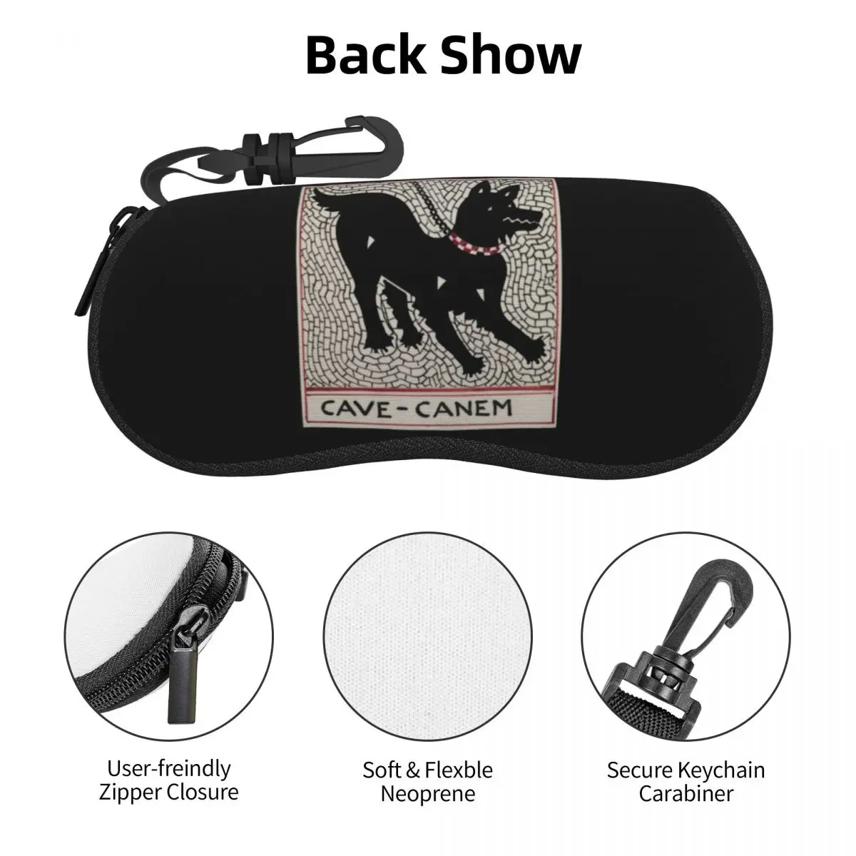 كهف Canem شل نظارات حالة النظارات الشمسية الواقية مربع النساء الرجال لينة حقيبة النظارات الحقيبة