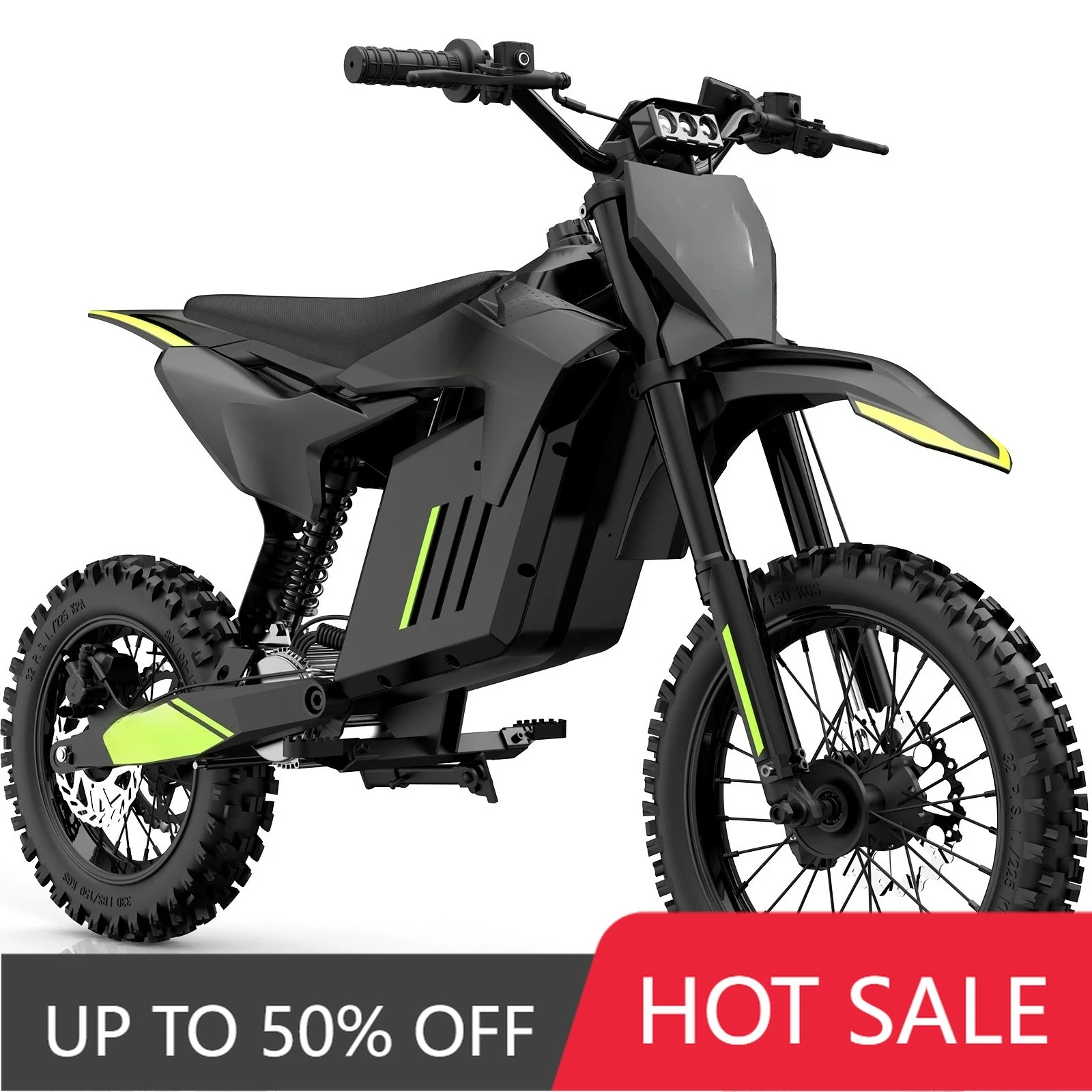 RRE 3500 Watt Off-Road Electric Motorcycle 48V 30Ah, Motorcycle,  Bike, Off-Road Vehicle,  Off-Road Mot