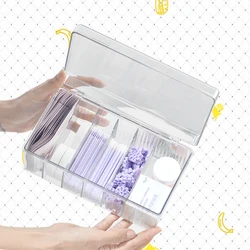 Tattoo Ink Display Stand Holder Cosmetic Nail Polish Organizer Clear Amber Tattoo Supplies Lipsticks Manicure Tool Storage