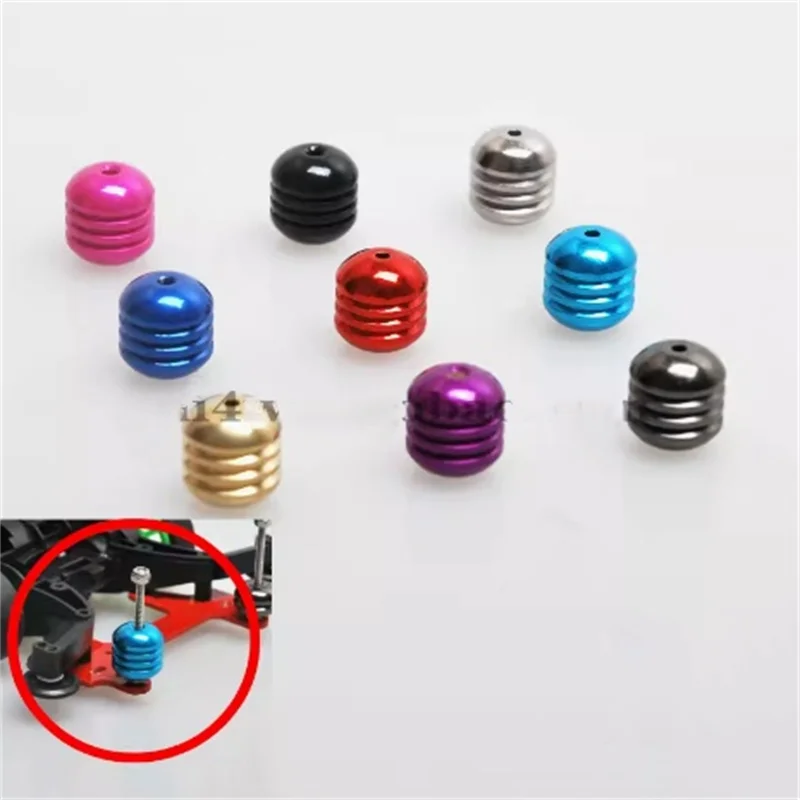 Self-made Tamiya 4WD spare parts shock-absorbing anti-jump tinting color electroplating ding *2 pieces