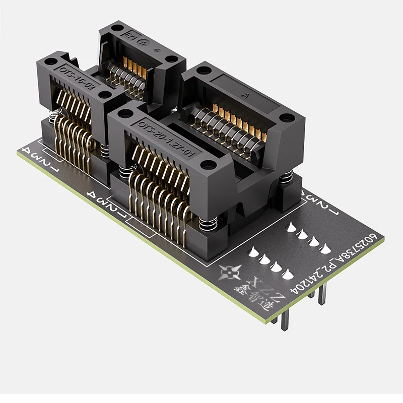 XZZ Universal 4 IN 1 BIOS Burn Adapter Socket BIOS Burning Seat Universal Patch 6x8 5x6MM Support WSON8 SOP8 Socket