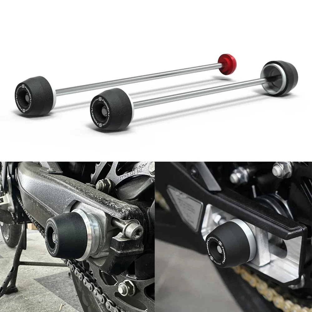 

For Aprilia Tuono V4 1100 RR Factory 2011-2023 Front Rear Wheel Axle Fork Crash Slider Motorcycle Stand Screw Swingarm Spools