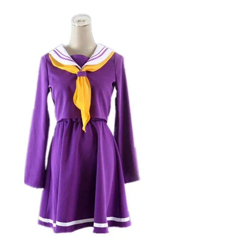 Costumi cosplay unisex Anime Cos Shiro Outfit Halloween Natale Uniforme misura personalizzata