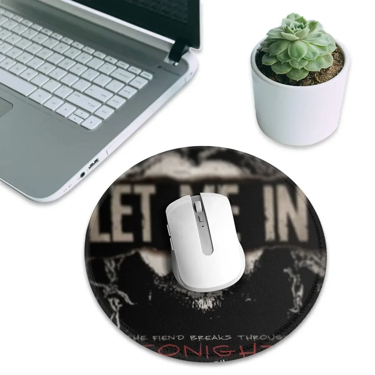 Bray Wyatt Vintage The Fiend Comics Round Mouse Pad Computer Keyboard Mouse Mat Gaming PC Desk Mat Office Accessories Table Mats