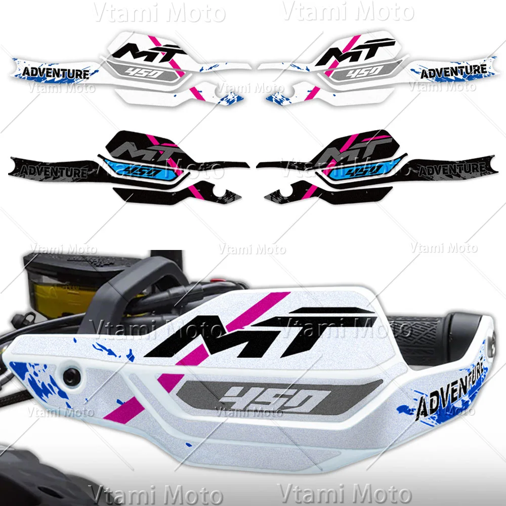 Motorcycle HandGuard Shield Stickers Decals For CF MOTO CFmoto 450MT 450 MT 2024 2025