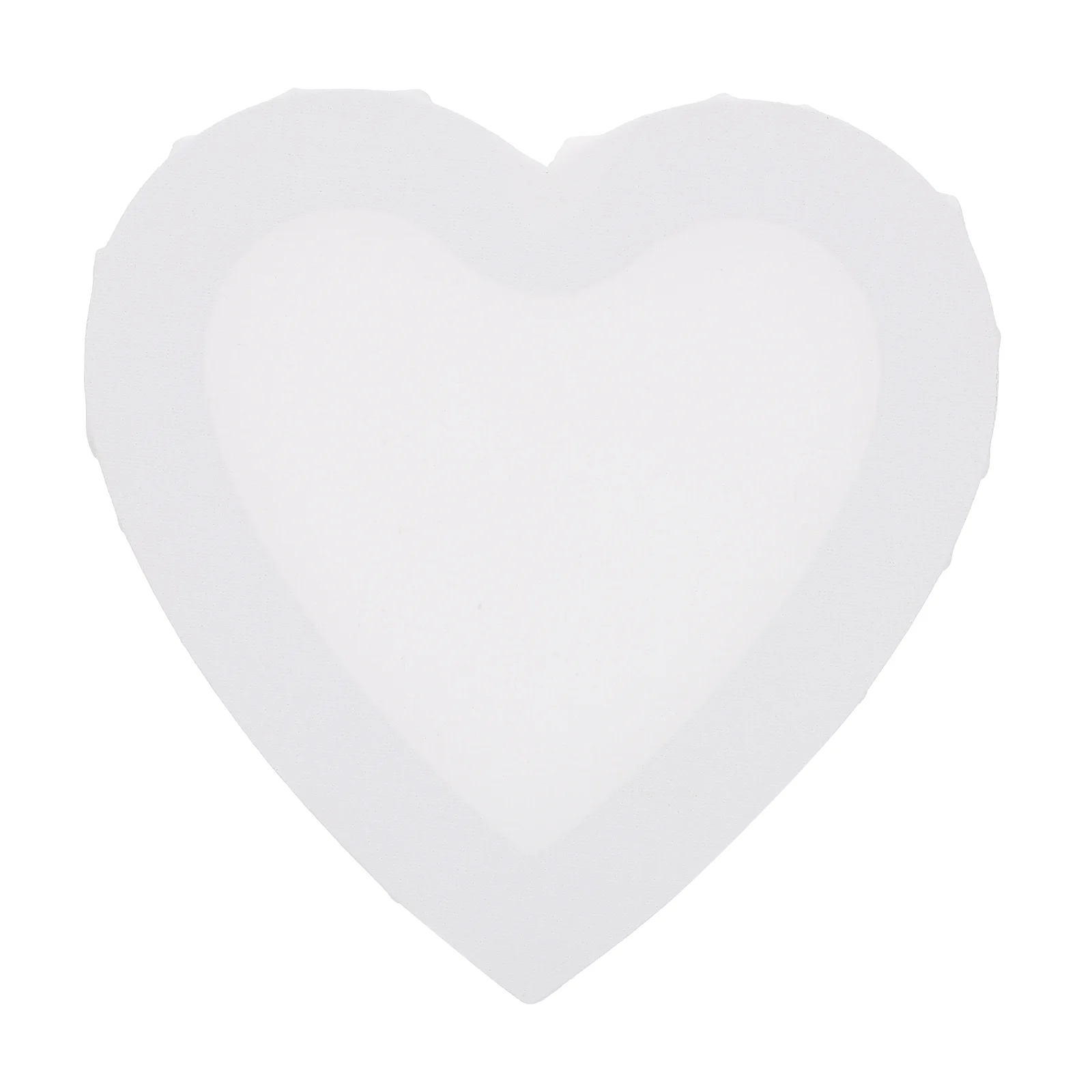 

Love Frame Blank Oil Painting DIY Accessory Round Supply Canvas White Drawing Board