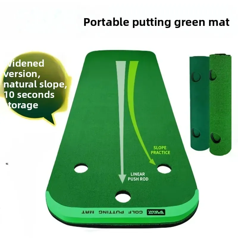 Portable Indoor Golf Putting Green Mat Mini Golf Practice Training Blanket for Home Putting Exercises