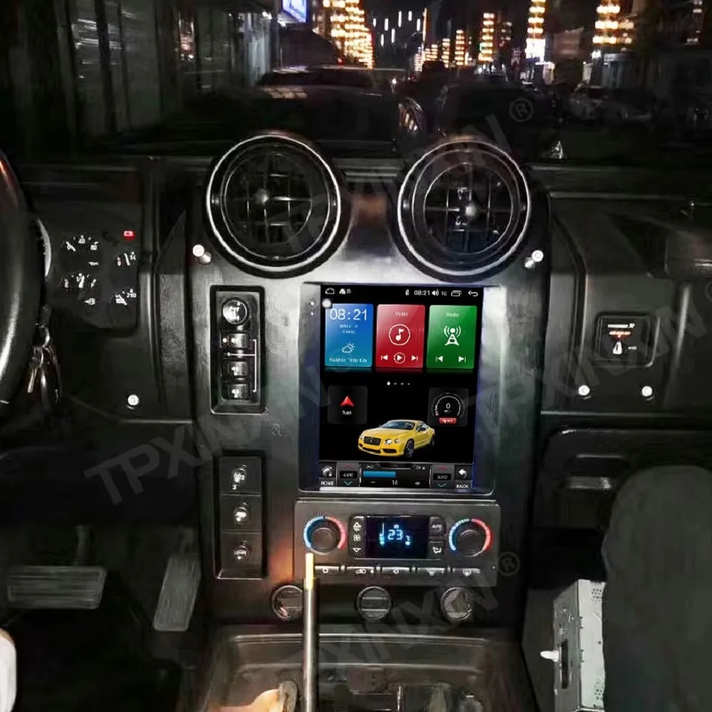 

For Hummer H2 2004-2007 Vertical Screen Android Car Radio Stereo Automotive Multimedia Player GPS Navigation Carplay Head Unit